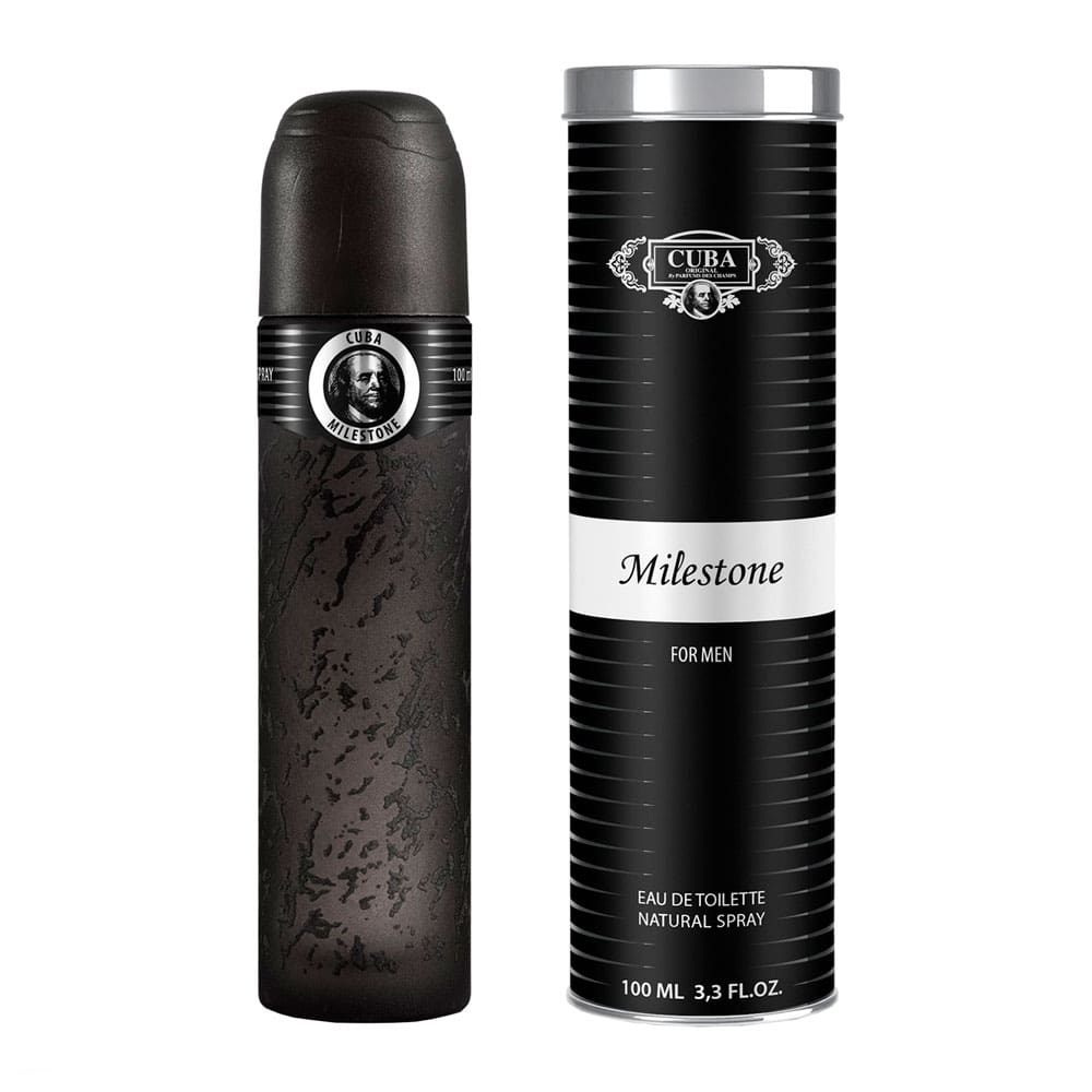 Perfume de hombre Cuba Paris Milestone 100 ml agua de tocador