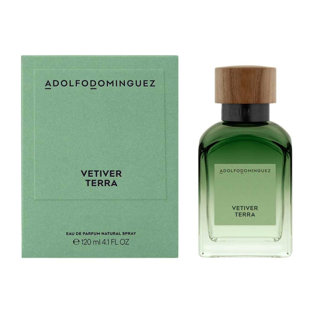 Perfume de hombre adolfo dominguez vetiver terra 120 ml agua de tocador