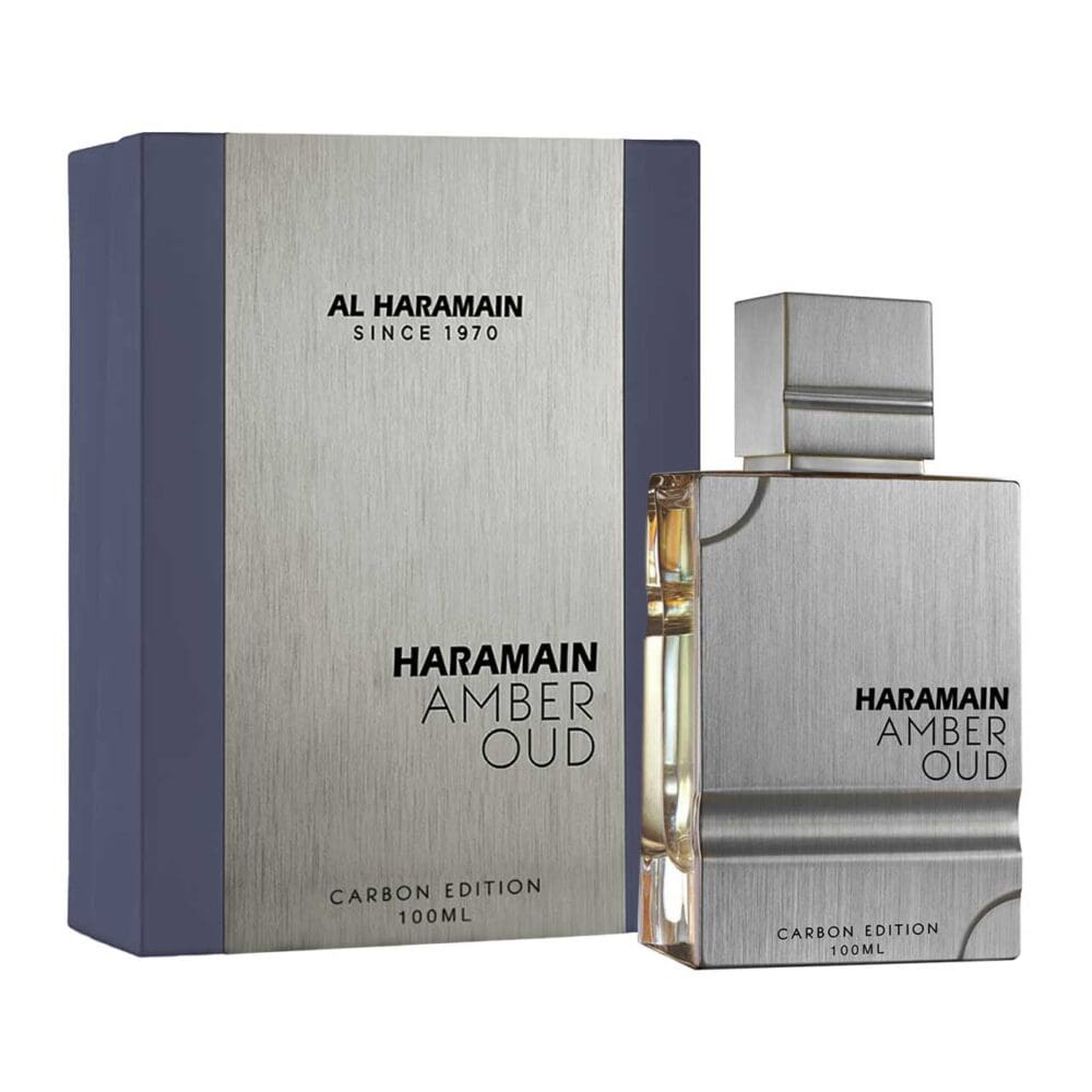 Perfume de hombre al haramain amber oud carbon 100 ml agua de perfume