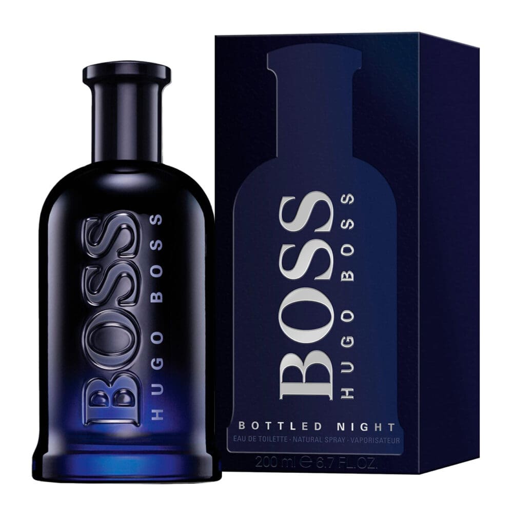 Perfume de hombre hugo boss boss bottled night 200 ml agua de tocador