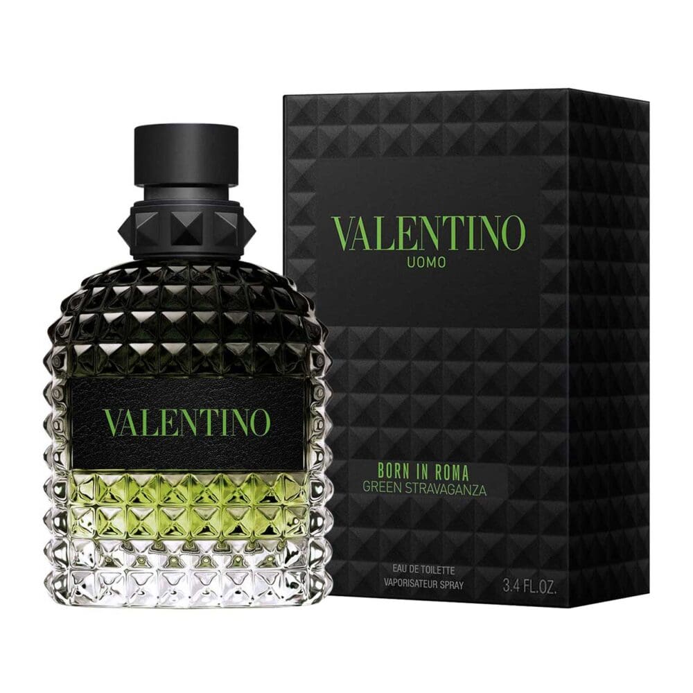 Perfume de hombre valentino uomo born in roma green stravaganza 100 ml agua de tocador
