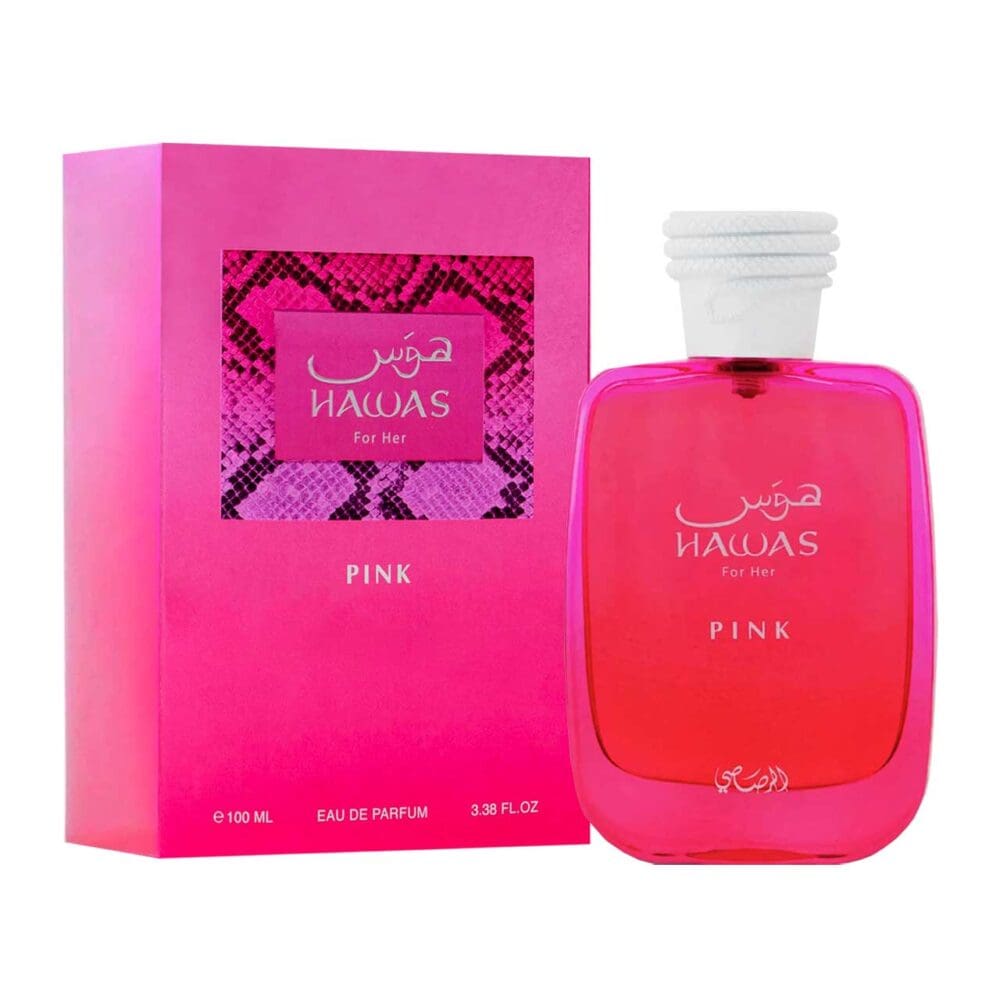 Perfume de mujer rasasi hawas for her pink 100 ml agua de perfume