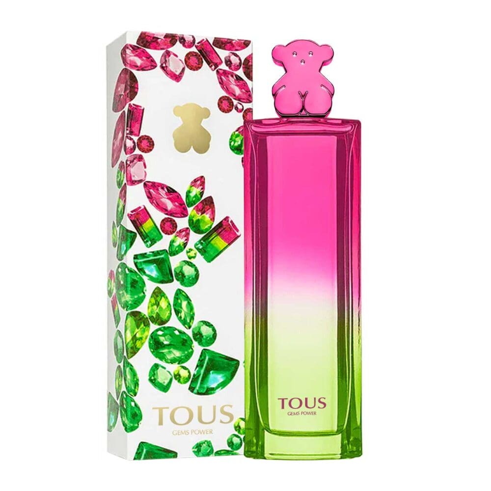 Perfume de mujer tous gems power 90 ml agua de tocador