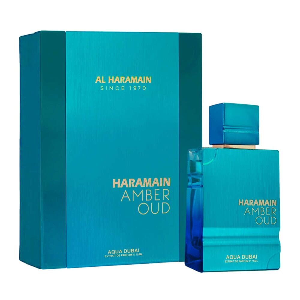 Perfume árabe Amber Oud Aqua Dubai by Al Haramain Extrait de Parfum 75ml Unisex