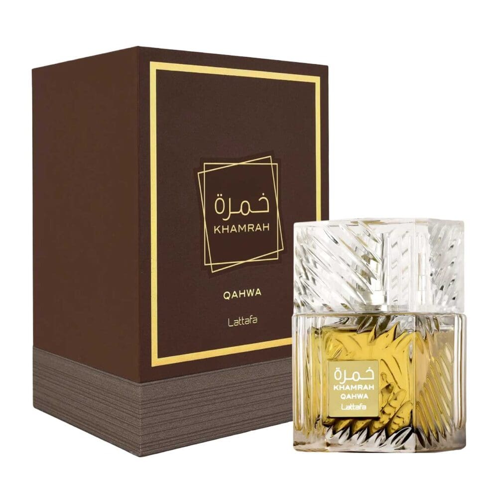 Perfume unisex lattafa khamrah qahwa 100 ml agua de perfume