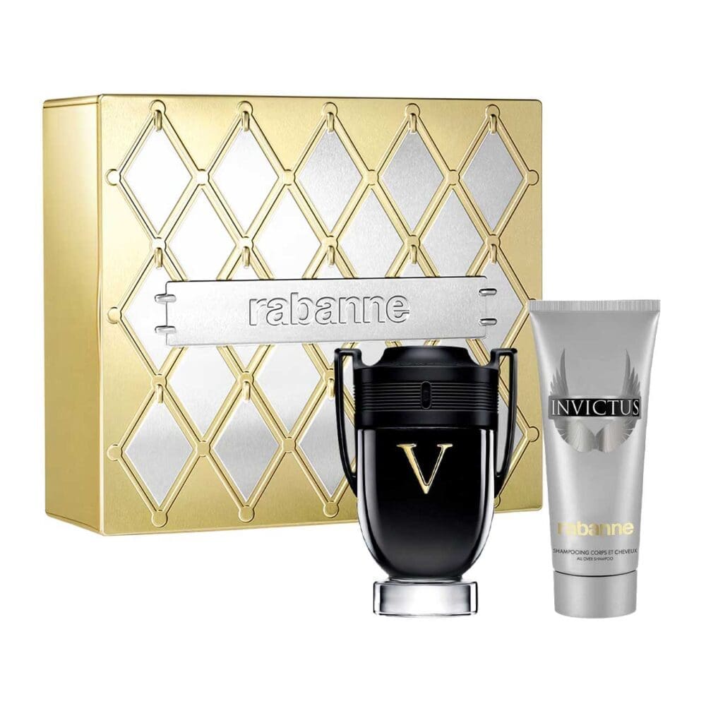 Set de hombre paco rabanne invictus victory metal de 2 pzs agua de perfume